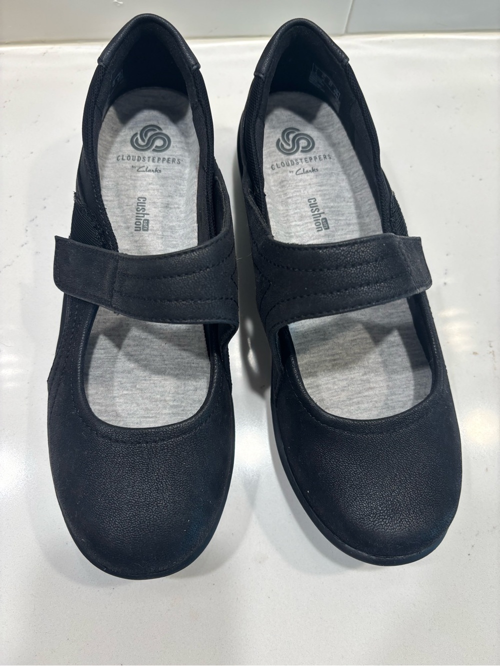 Black Sillian Bella Cloudsteppers by Clarks size 6.5 Wide. New.